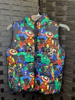 Marvel Comics H&M Kids Superhero Puffer Vest